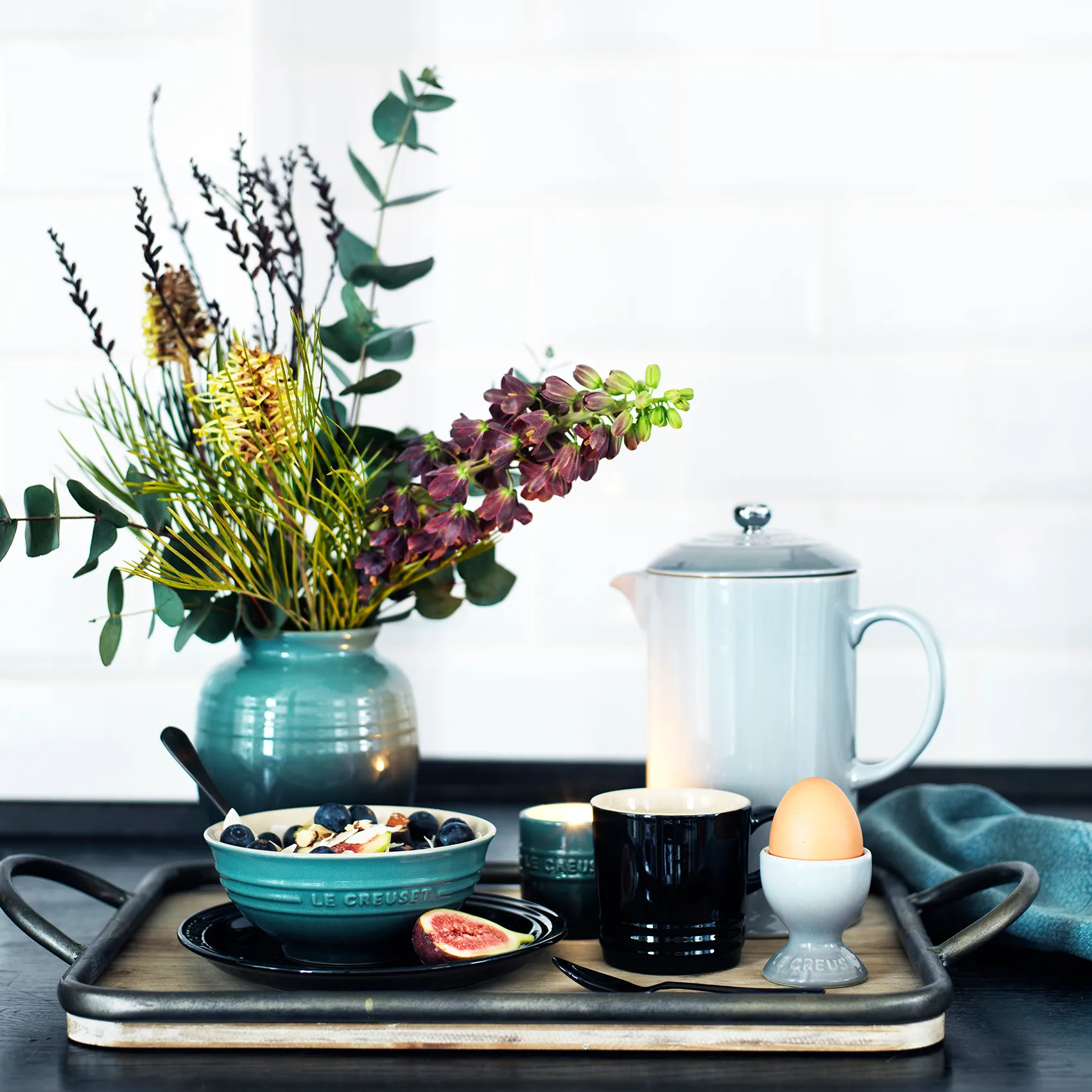 Le Creuset Eierbecher, Mist gray Le Creuset