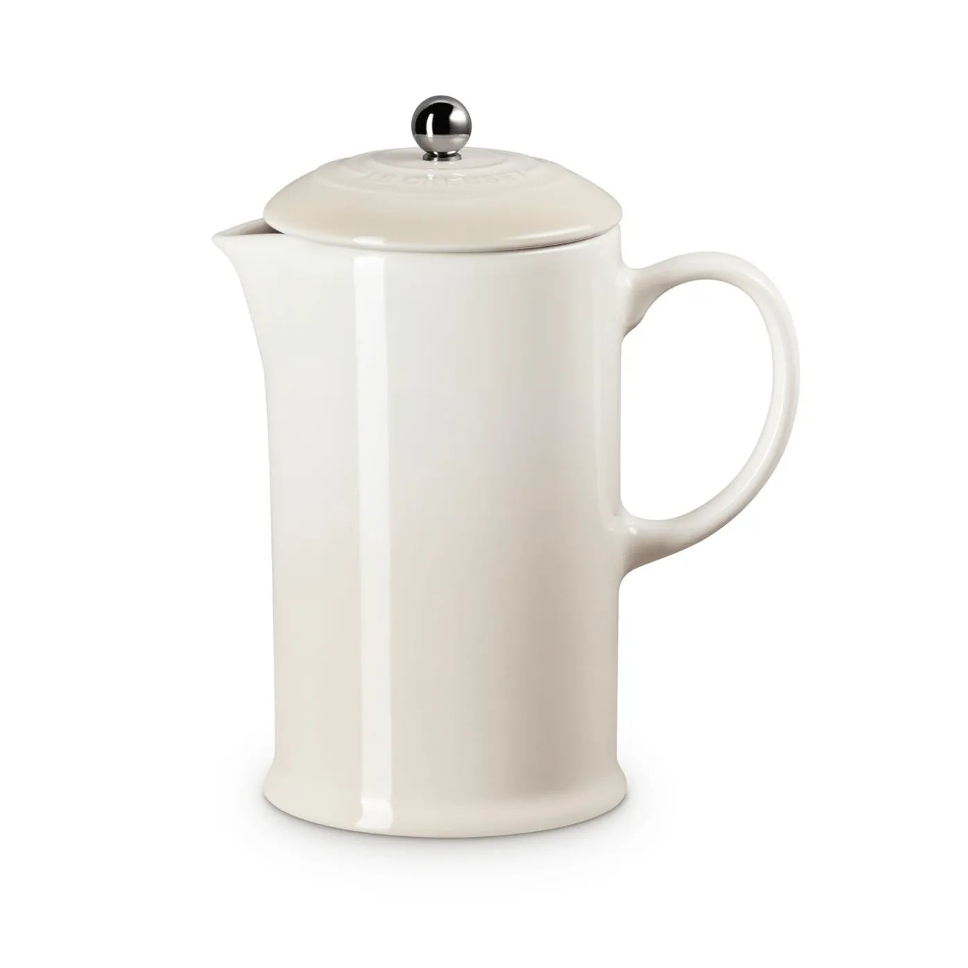 Le Creuset French Press, Meringue, 1 l Le Creuset