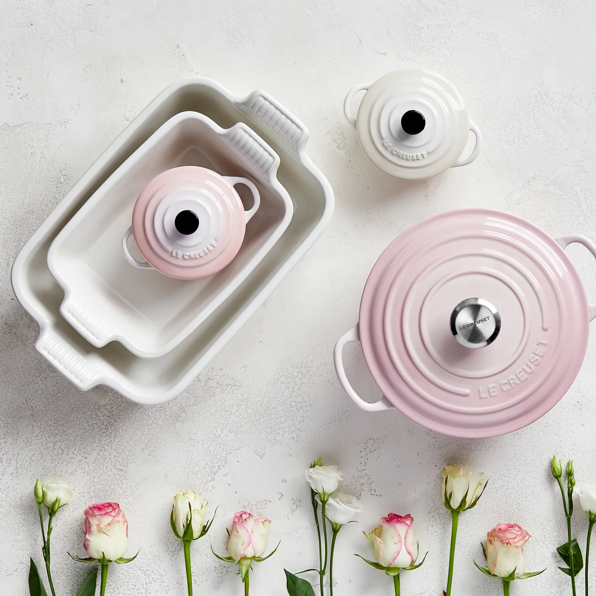 Le Creuset Heritage Backform 19cm, Meringue Le Creuset