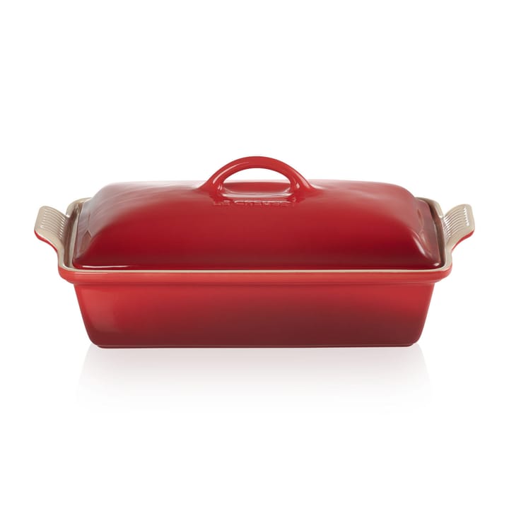 Le Creuset Heritage Ofenform mit Deckel 3.8 l, Cerise Le Creuset