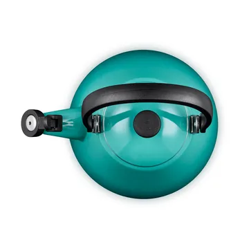 Le Creuset Kone Wasserkessel mit Pfeife - Bleu Riviera - Le Creuset