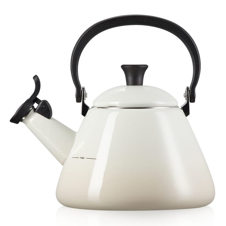 Le Creuset Kone Wasserkessel mit Pfeife - Meringue - Le Creuset