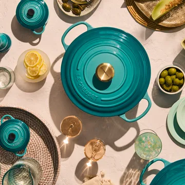 Le Creuset Mini-Cocotte 10cm - Bleu Riviera - Le Creuset