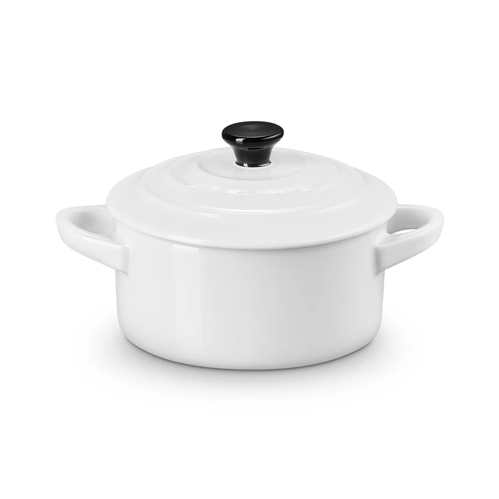Le Creuset Mini-Cocotte 10cm, Weiß Le Creuset