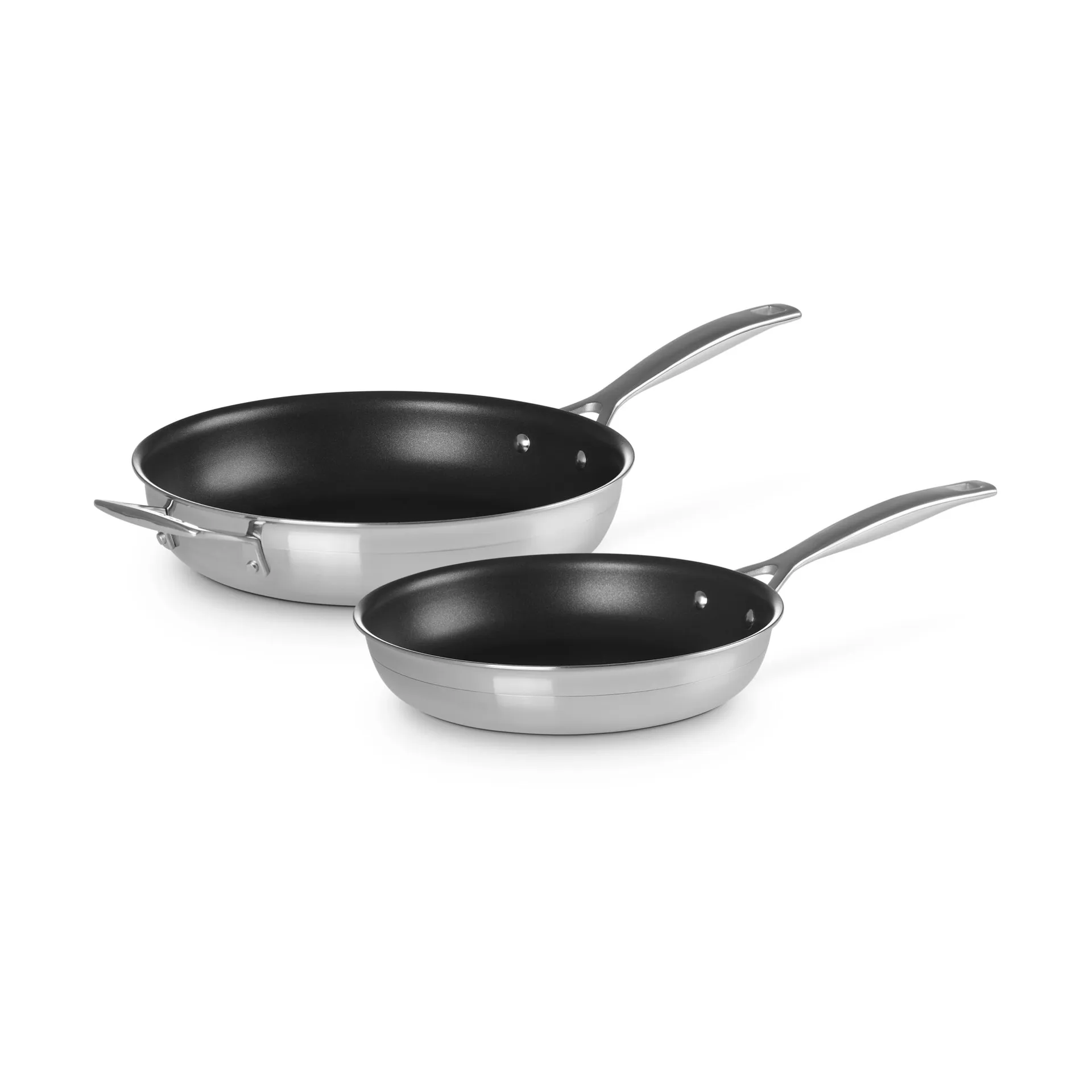 Le Creuset Pfannenset antihaft, Edelstahl, 2-teilig Le Creuset