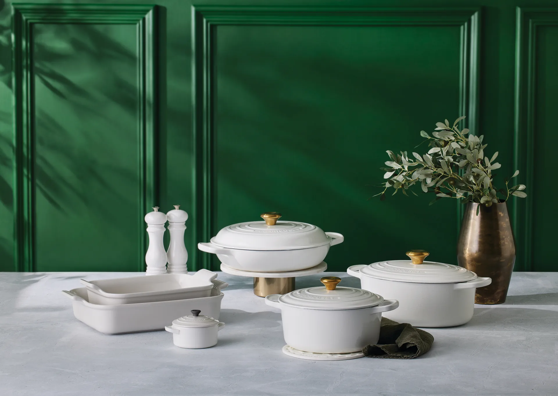 Le Creuset Pfeffermühle 21cm, Weißgold Le Creuset