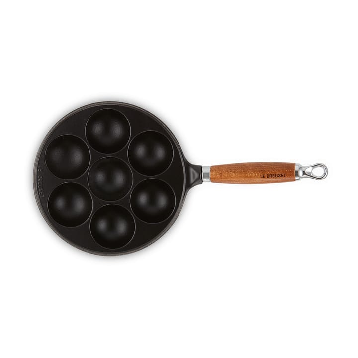 Le Creuset Pförtchenpfanne Gusseisen, Matte black Le Creuset