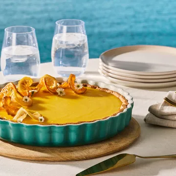 Le Creuset Quiche-Form 28cm - Bleu Riviera - Le Creuset