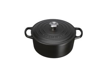 Le Creuset runder Topf Ø22 cm - Mattschwarz - Le Creuset