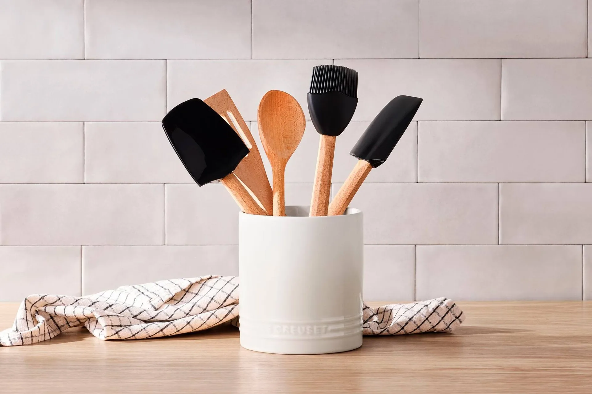 Le Creuset Signature Backpinsel Silikon, Black Le Creuset