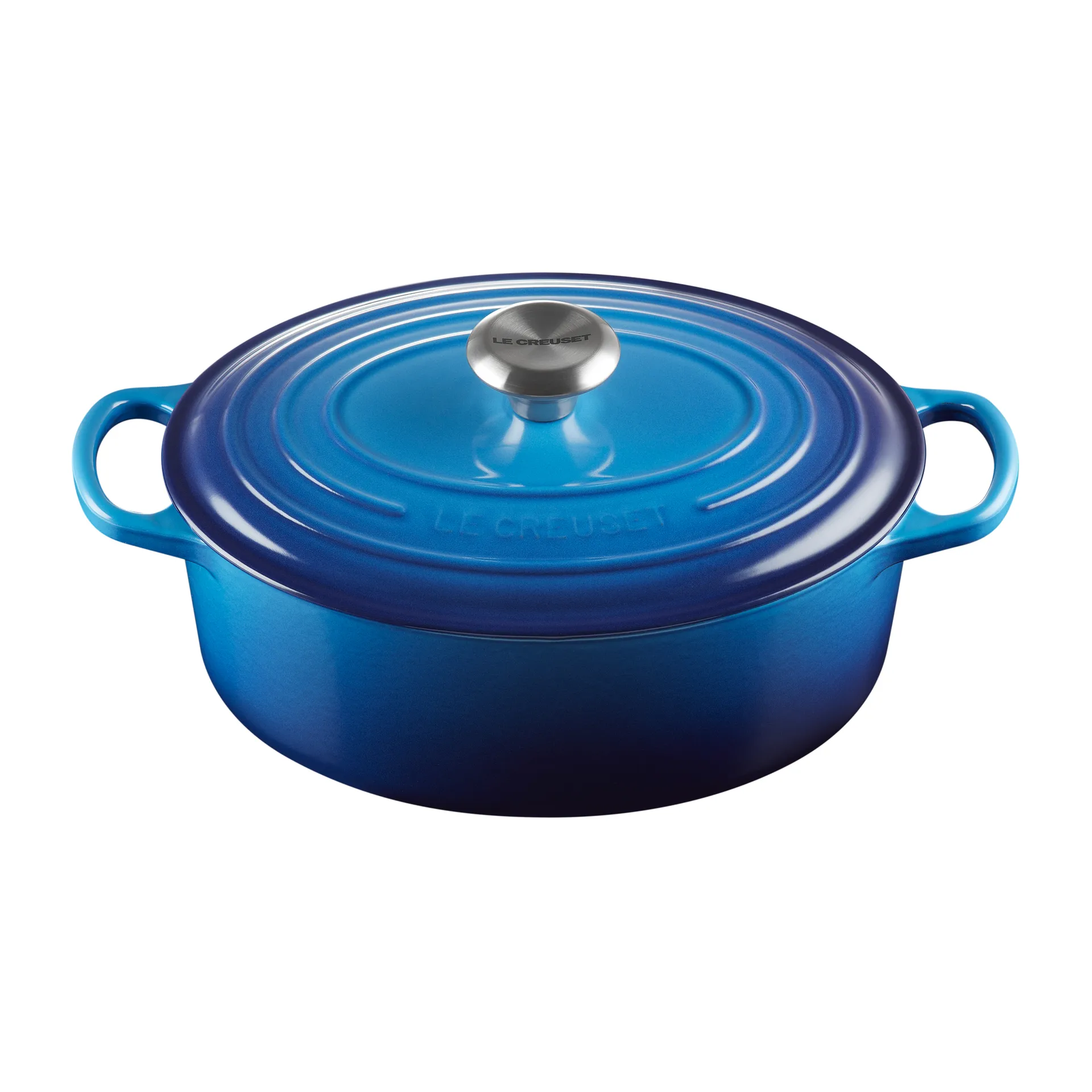 Le Creuset Signature Bräter oval 4,1 l, Azure blue Le Creuset