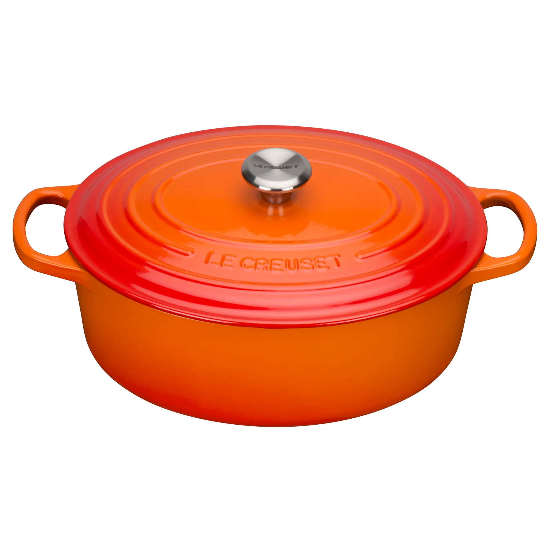 Le Creuset Signature Bräter oval 4,1 l, Ofenrot Le Creuset