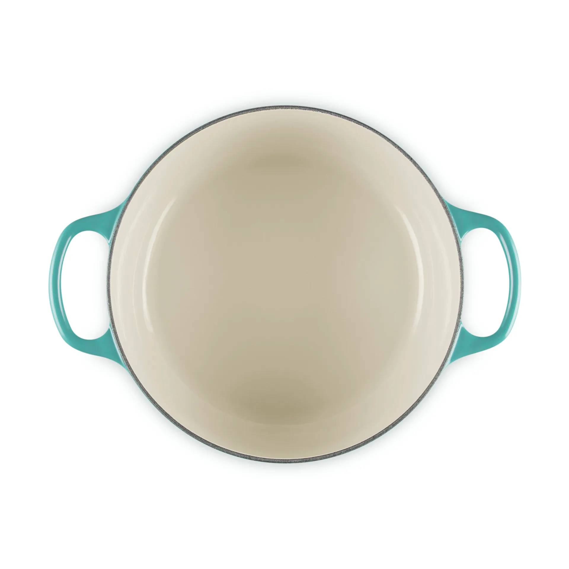 Le Creuset Signature Bräter rund 4,2 l, Bleu Riviera Le Creuset