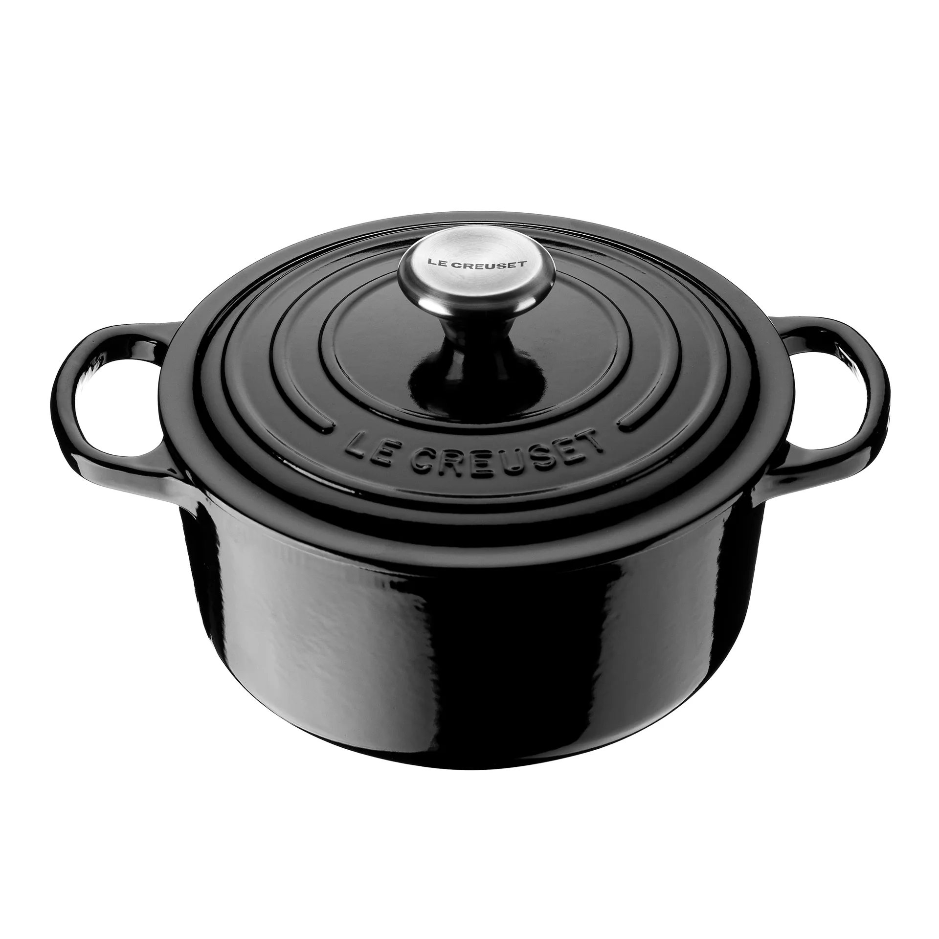 Le Creuset Signature Bräter rund 4,2 l, Schwarz Le Creuset