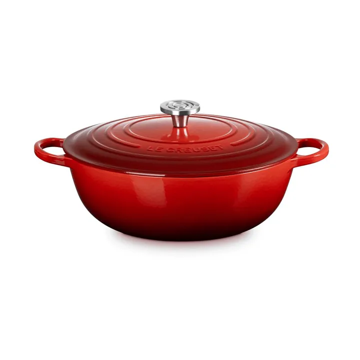 Le Creuset Signature Gusseisen-Bräter - Cerise, 7 l - Le Creuset