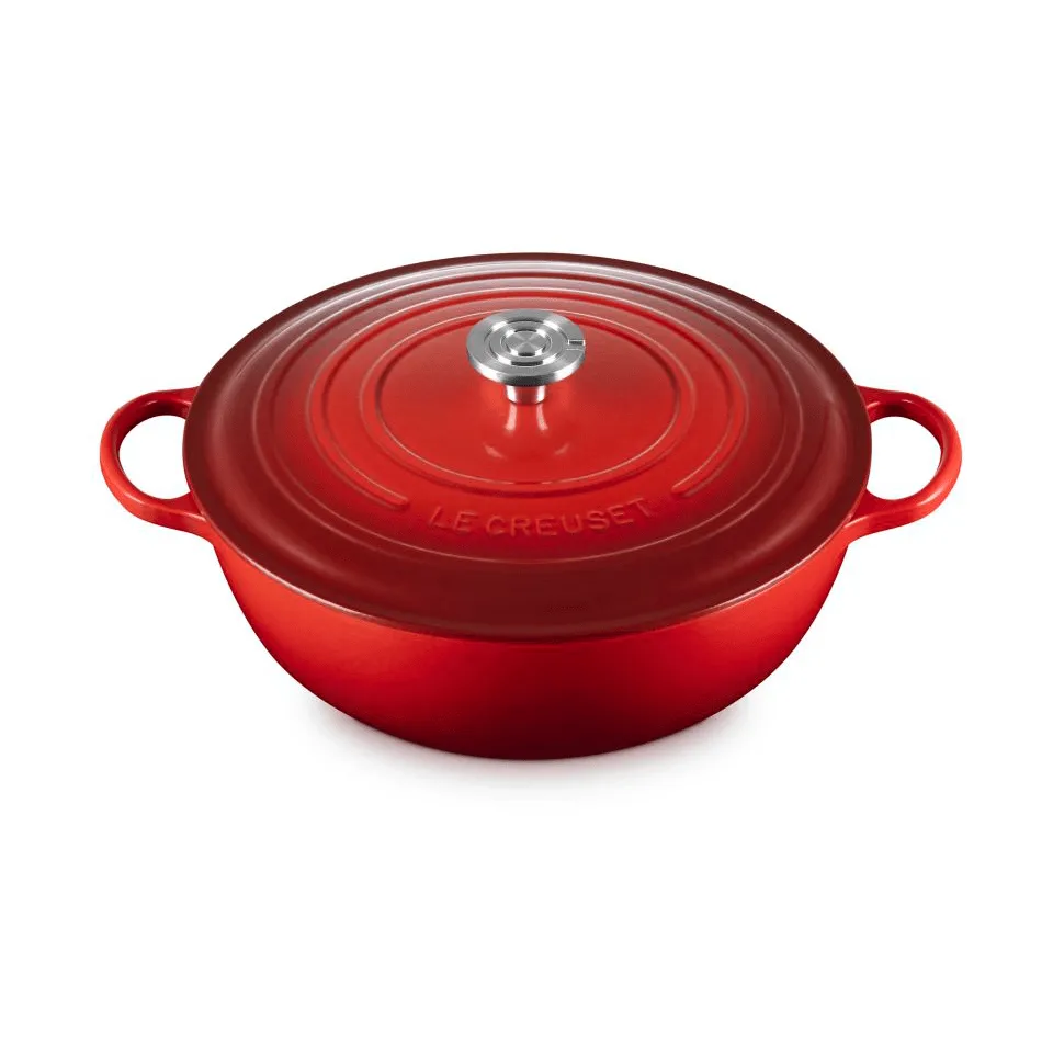 Le Creuset Signature Gusseisen-Bräter, Cerise, 7 l Le Creuset