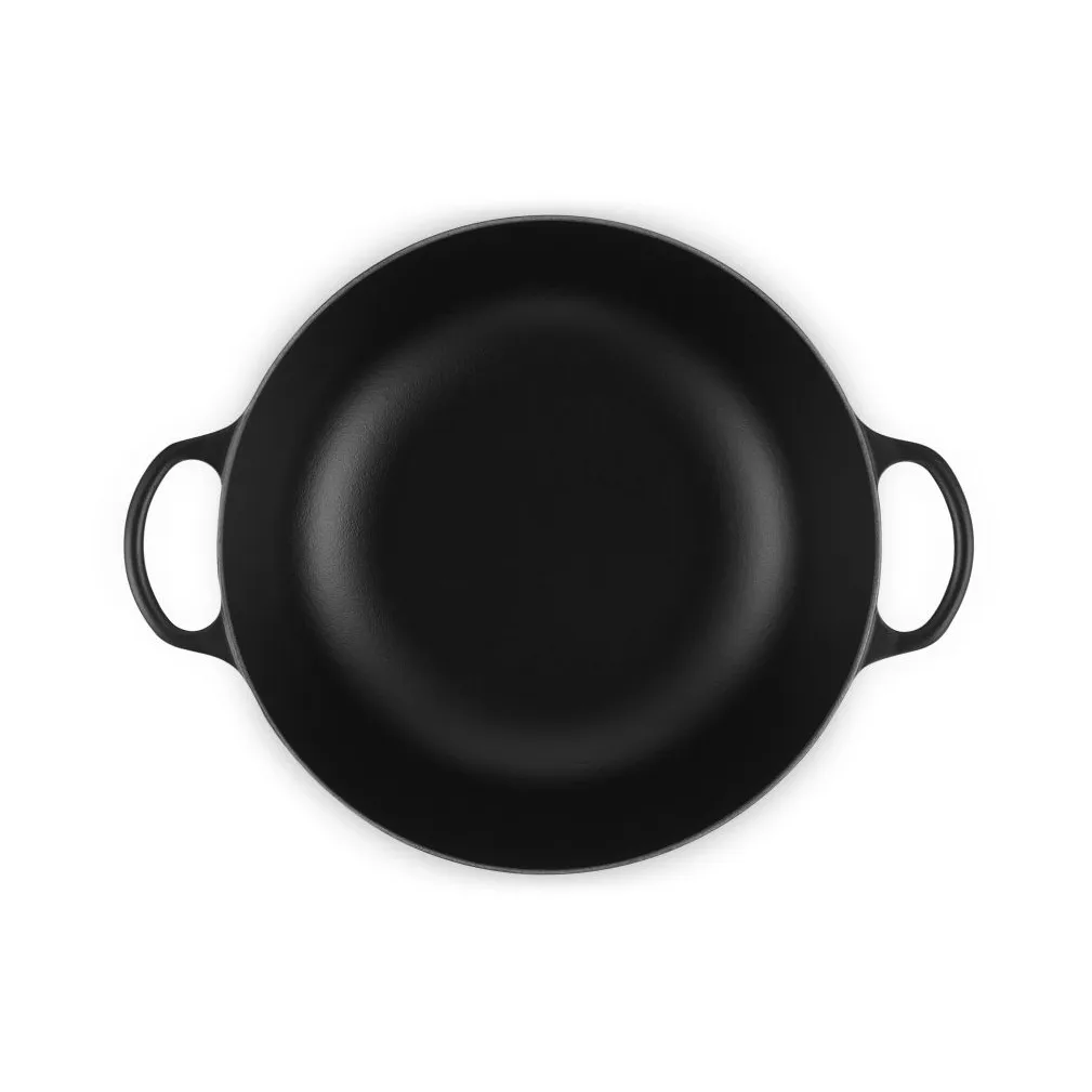 Le Creuset Signature Gusseisen-Bräter, Matt Schwarz, 7 l Le Creuset