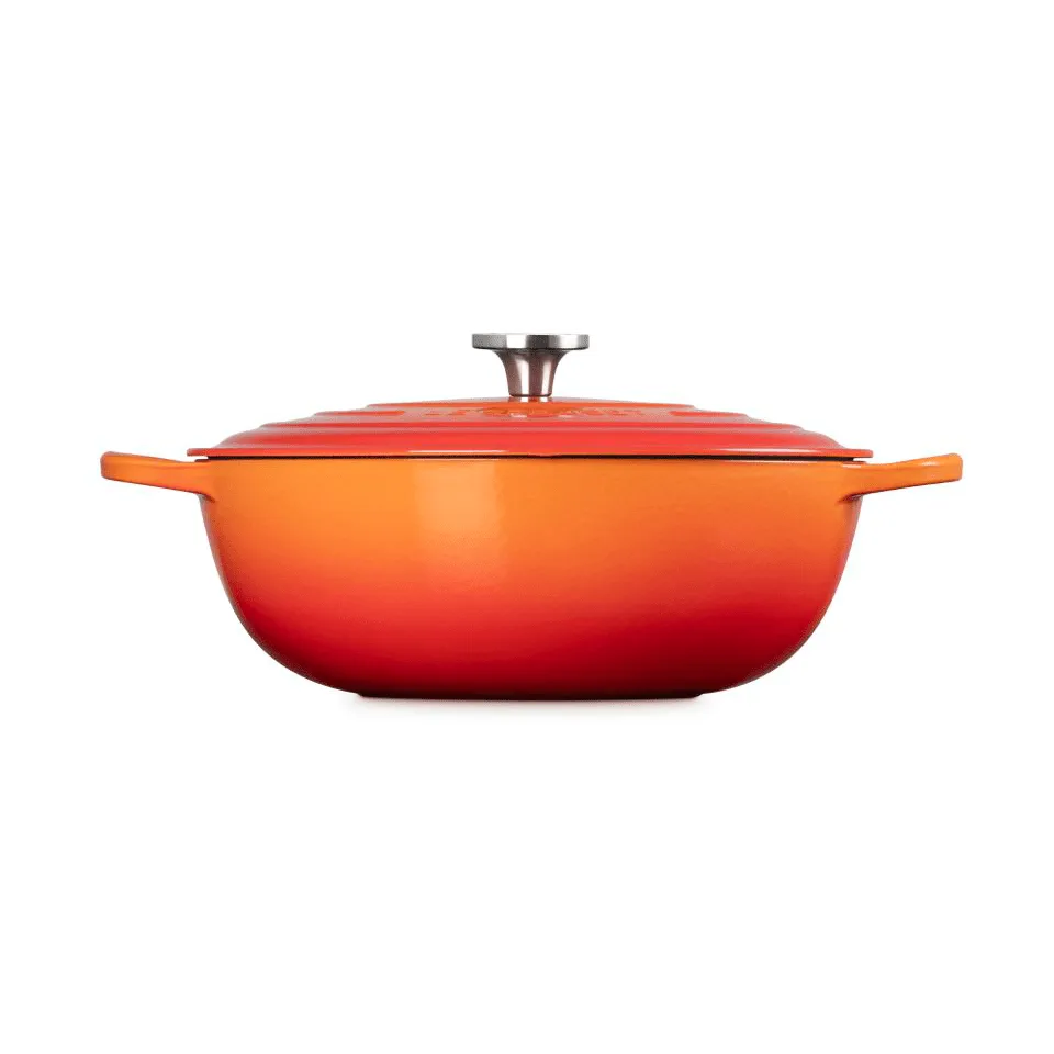 Le Creuset Signature Gusseisen-Bräter, Vulkanisch, 7 l Le Creuset