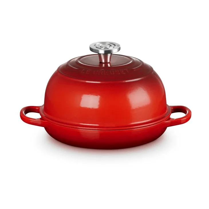 Le Creuset Signature Gusseisen-Brotform, Cerise, 1,6 l, 24 cm Le Creuset