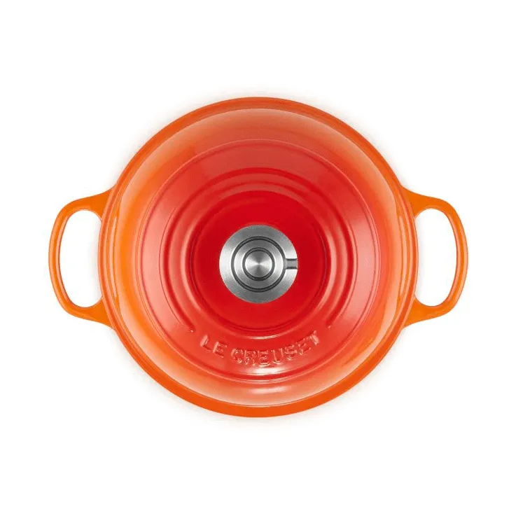 Le Creuset Signature Gusseisen-Brotform, Volcanic, 1,6 l, 24 cm Le Creuset