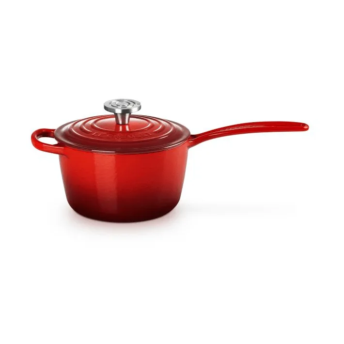 Le Creuset Signature Gusseisen-Kasserolle, Cerise, 1,5 l Le Creuset