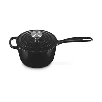 Le Creuset Signature Gusseisen-Kasserolle - Schwarz, 1,5 l - Le Creuset