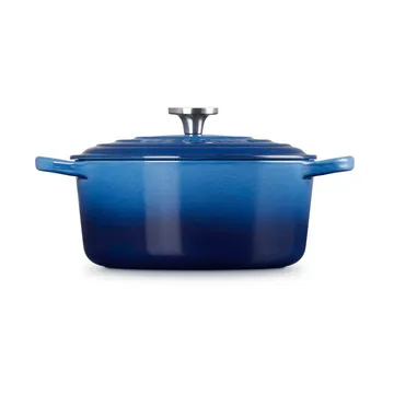 Le Creuset Signature Gusseisen runder Bräter - Azure, 3,3 l - Le Creuset