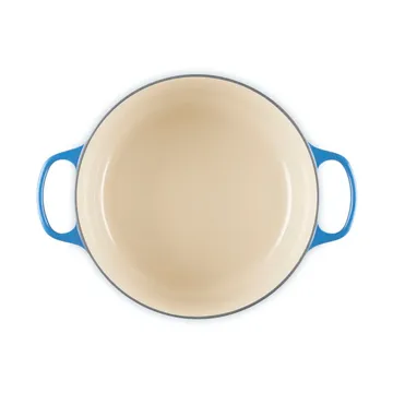 Le Creuset Signature Gusseisen runder Bräter - Azure, 6,7 l - Le Creuset