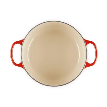 Le Creuset Signature Gusseisen runder Bräter - Kirschrot, 4,2 l - Le Creuset