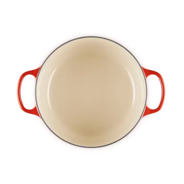 Le Creuset Signature Gusseisen runder Bräter - Kirschrot, 5,3 l - Le Creuset