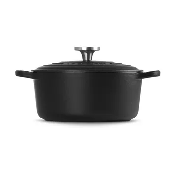 Le Creuset Signature Gusseisen runder Bräter - Matt Schwarz, 4,2 l - Le Creuset