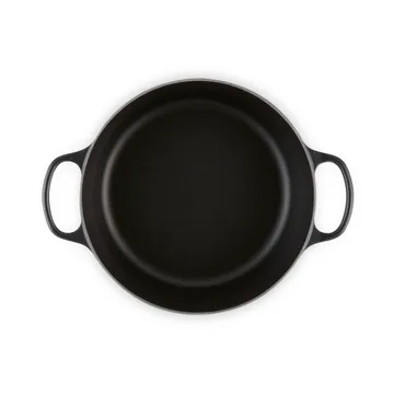 Le Creuset Signature Gusseisen runder Bräter - Matt Schwarz, 6,7 l - Le Creuset