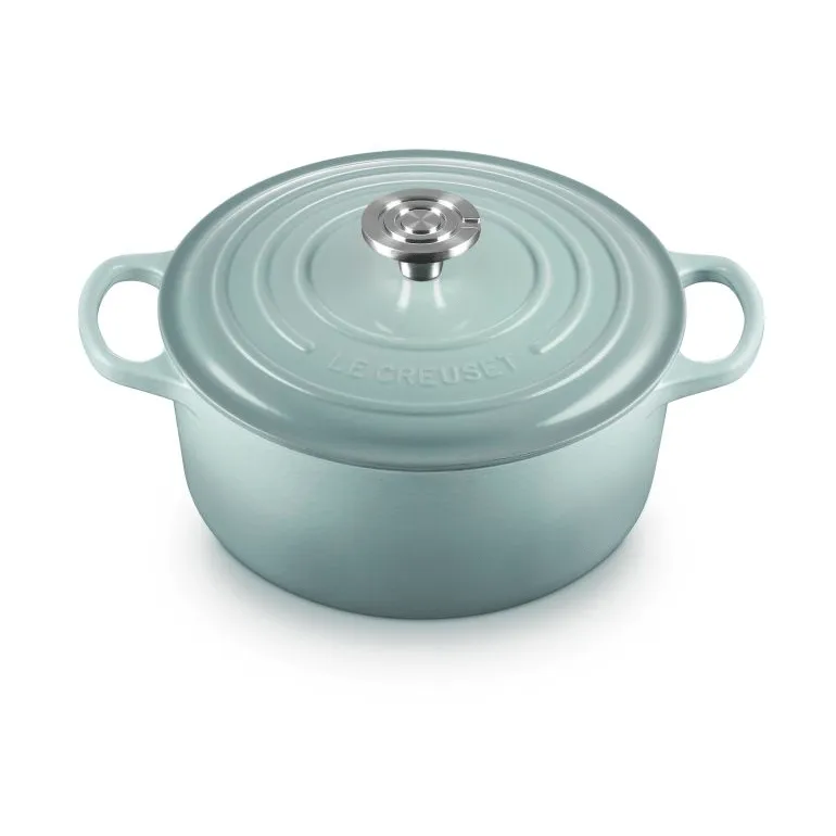 Le Creuset Signature Gusseisen runder Bräter, Meersalz, 4,2 l Le Creuset