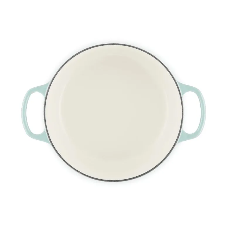 Le Creuset Signature Gusseisen runder Bräter, Meersalz, 4,2 l Le Creuset