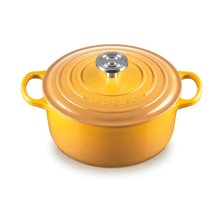 Le Creuset Signature Gusseisen runder Bräter, Nectar, 4,2 l Le Creuset