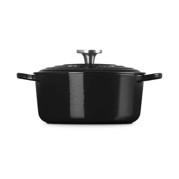 Le Creuset Signature Gusseisen runder Bräter - Schwarz, 4,2 l - Le Creuset