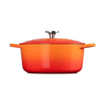 Le Creuset Signature Gusseisen runder Bräter - Volcanic, 5,3 l - Le Creuset