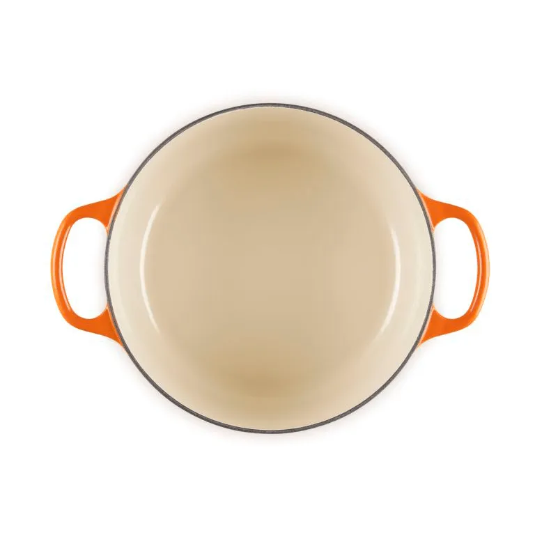 Le Creuset Signature Gusseisen runder Bräter, Vulkanisch, 4,2 l Le Creuset