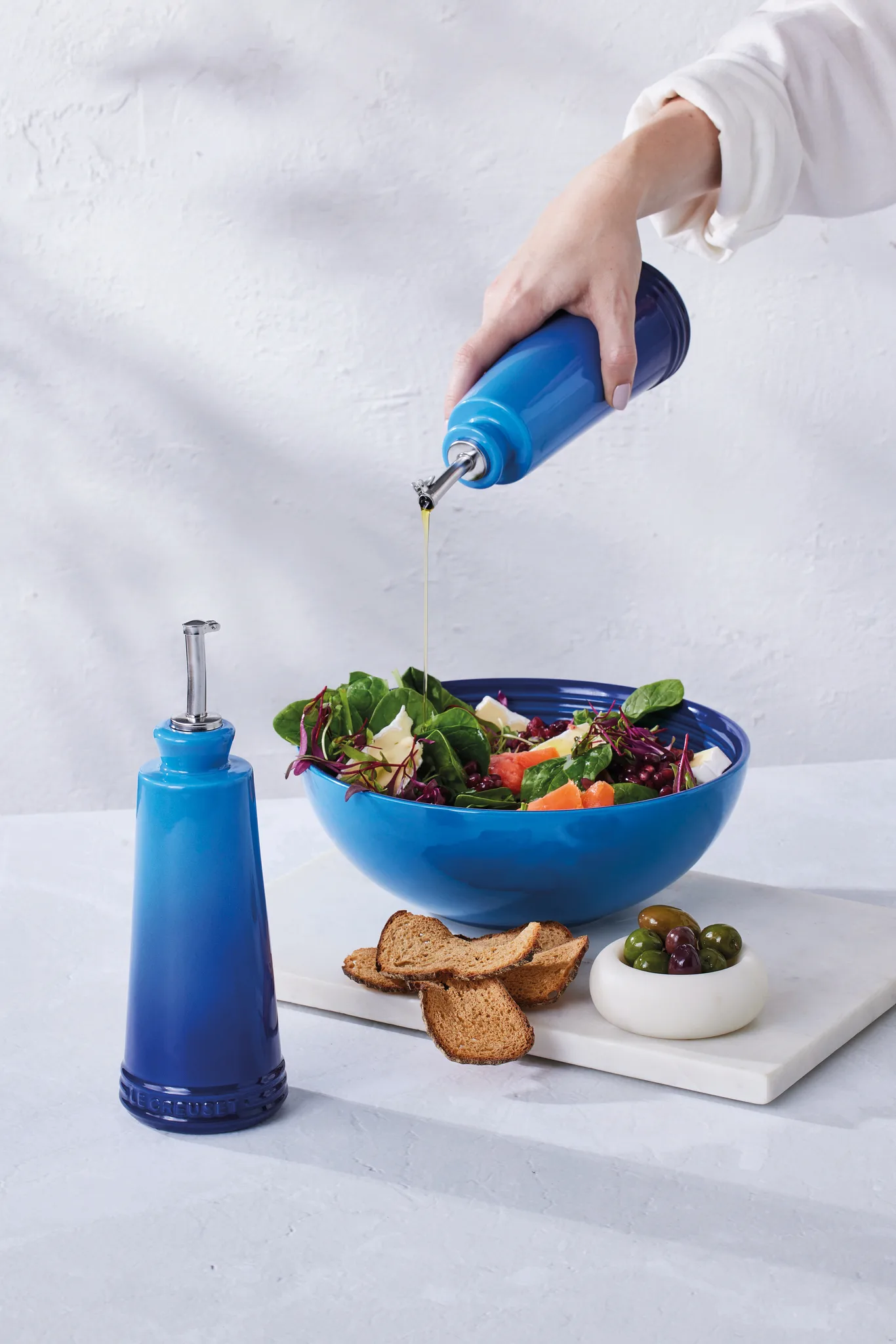 Le Creuset Signature Öl-& Essigset, Azure blue Le Creuset