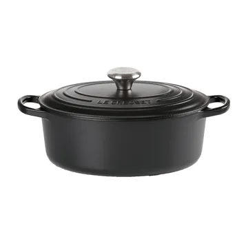 Le Creuset Signature ovaler Topf 6,3 l - Matte black - Le Creuset