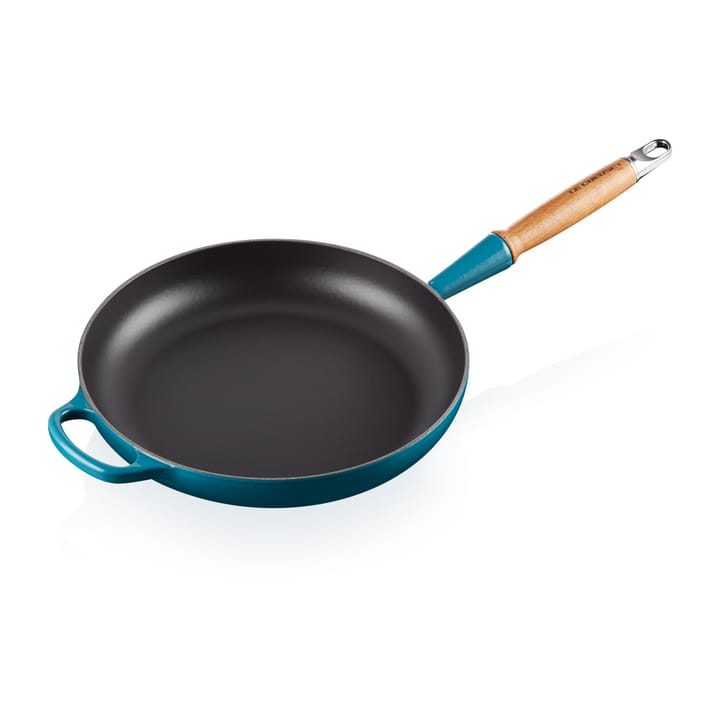 Le Creuset Signature Pfanne Holzgriff 28cm - Deep Teal - Le Creuset