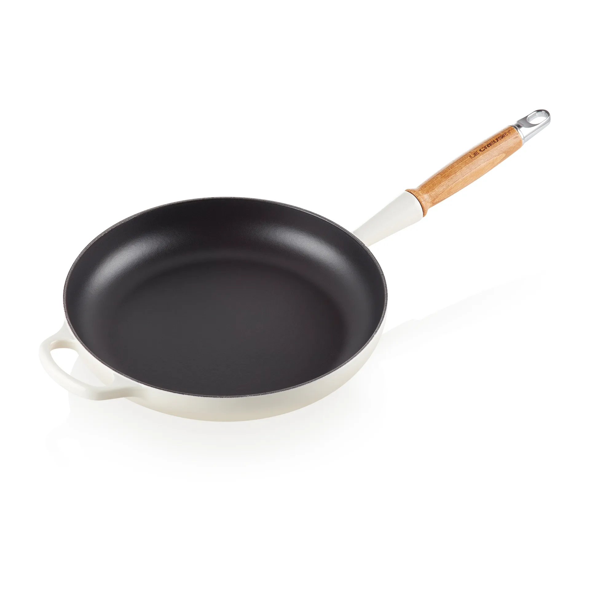 Le Creuset Signature Pfanne Holzgriff 28cm, Meringue Le Creuset