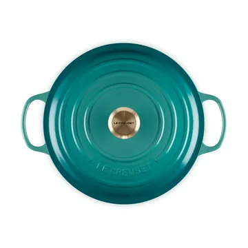 Le Creuset Signature runder Topf 6,7 l - Bleu Riviera - Le Creuset