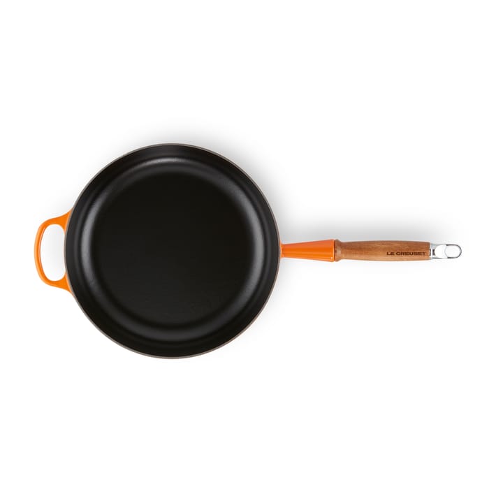 Le Creuset Signature Sauteuse Holzgriff 28cm, Flame Le Creuset