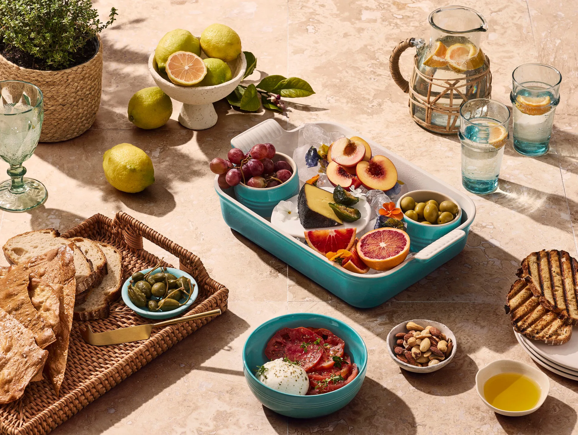 Le Creuset Signature Servierschale 2,2 L, Bleu Riviera Le Creuset