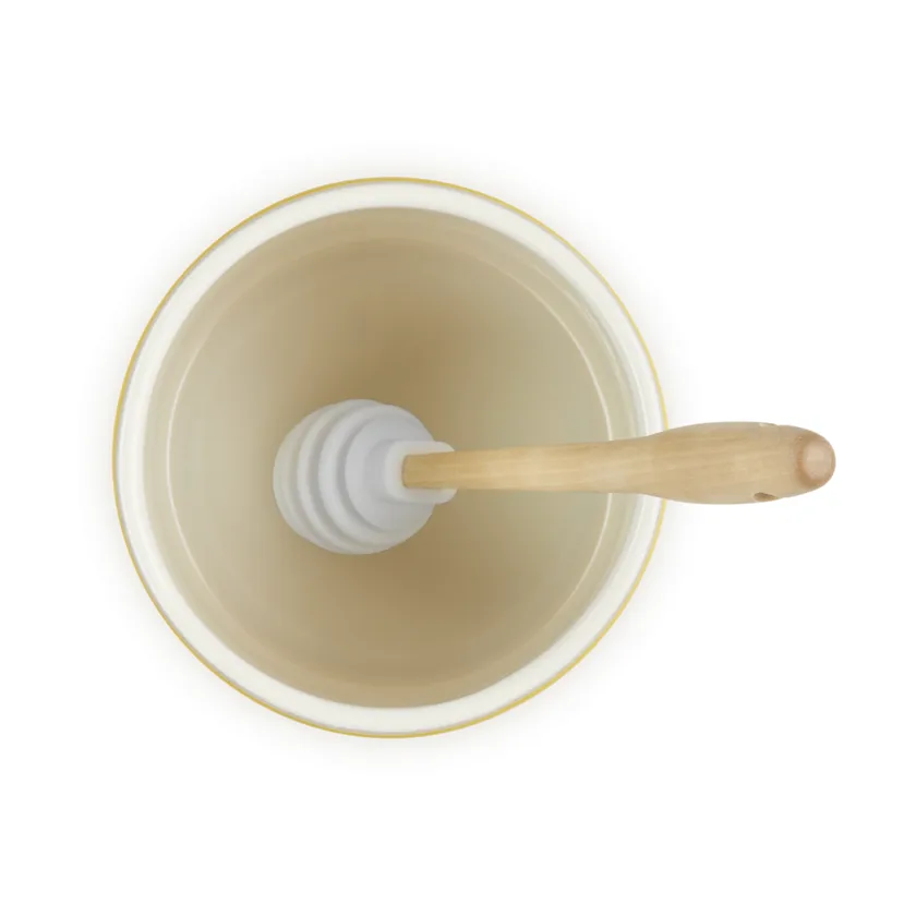 Le Creuset Signature Steingut Honigtopf, Nectar, 420 ml Le Creuset