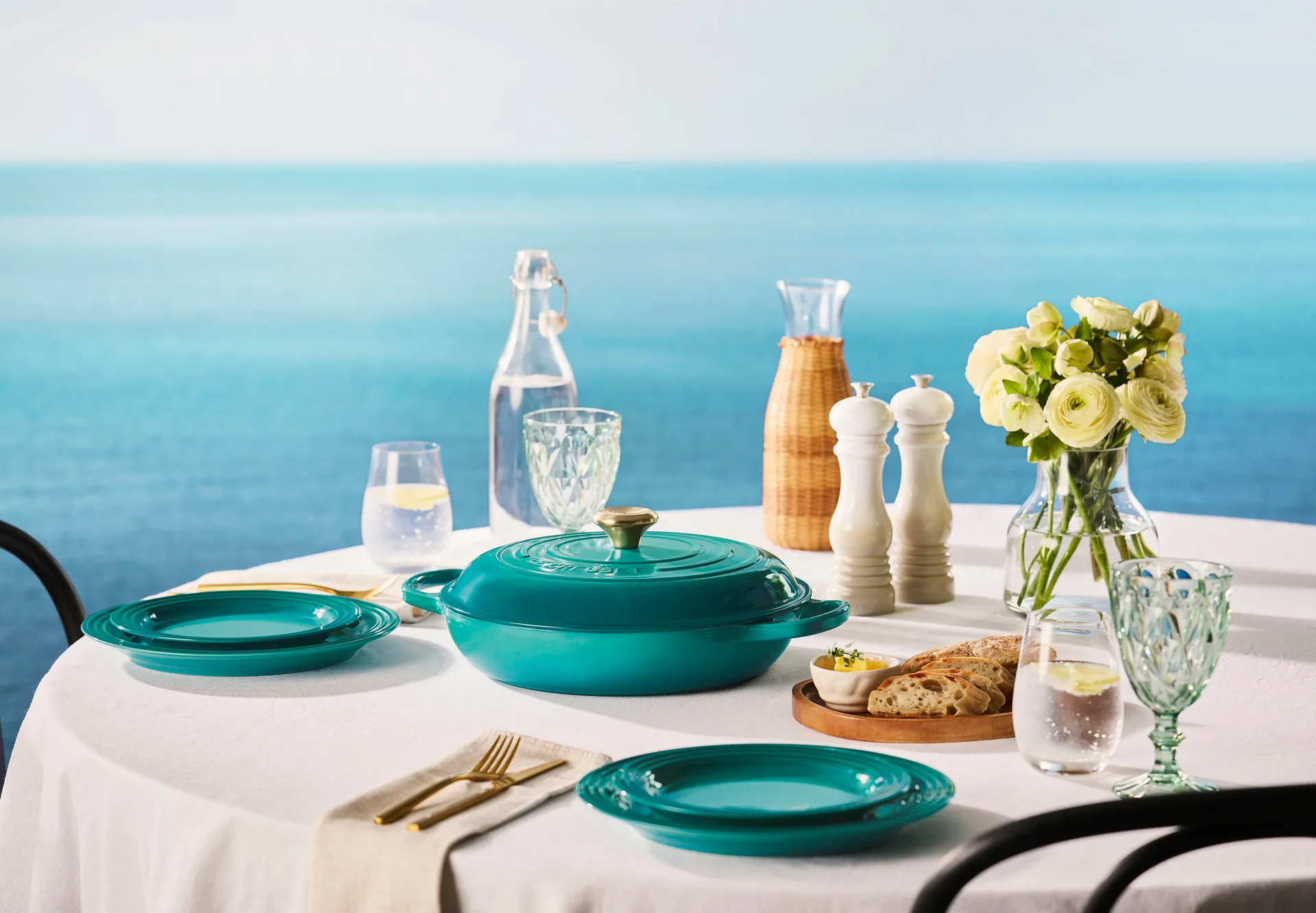 Le Creuset Signature Teller 27cm, Bleu Riviera Le Creuset