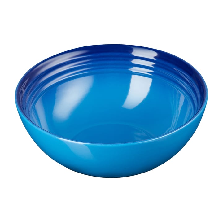 Le Creuset Signature tiefer Teller 16cm, Azure blue Le Creuset