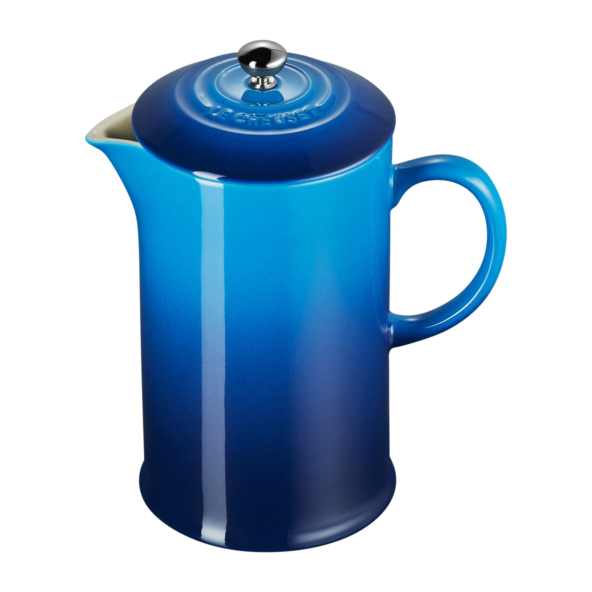 Le Creuset Stempelkanne 1 L, Azure blue Le Creuset