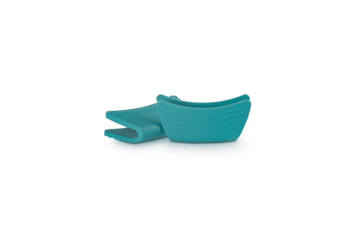 Le Creuset Topflappen 2er-Pack Silikon 12x6 cm, Caribbean Le Creuset